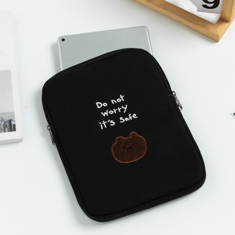 Wholesale 10PCS Cute Embroidered Anti-collision Plus Velvet Liner Tablet Laptop Bag